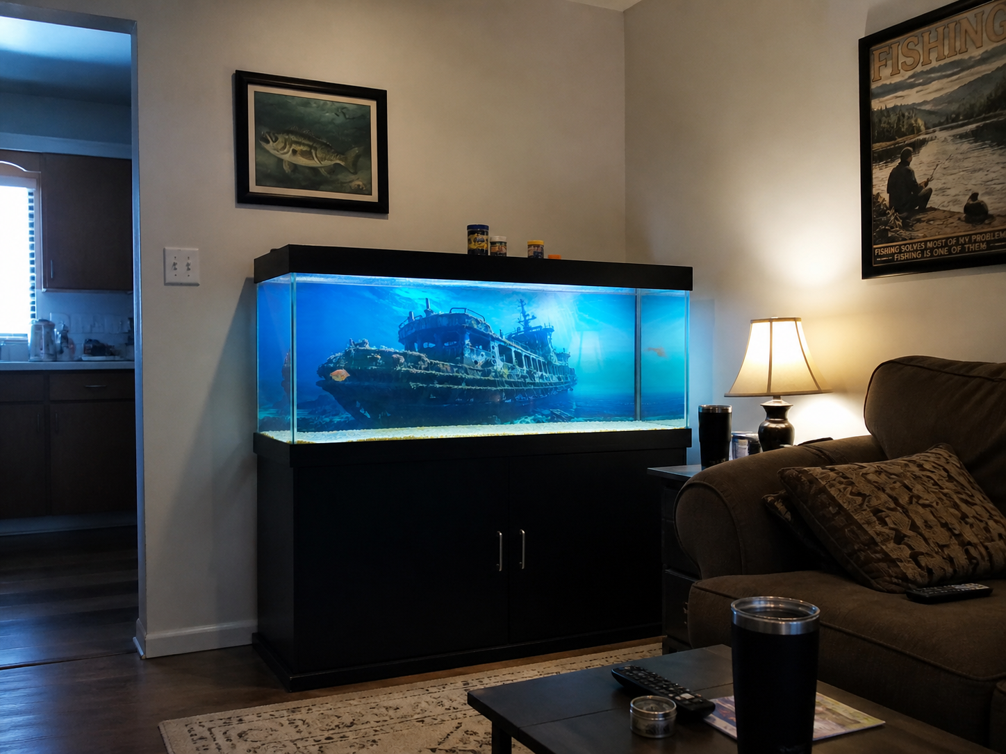 A Stunning Shipwreck Aquarium Upgrade in Florida – Turning Your Tank into an Underwater Adventure
