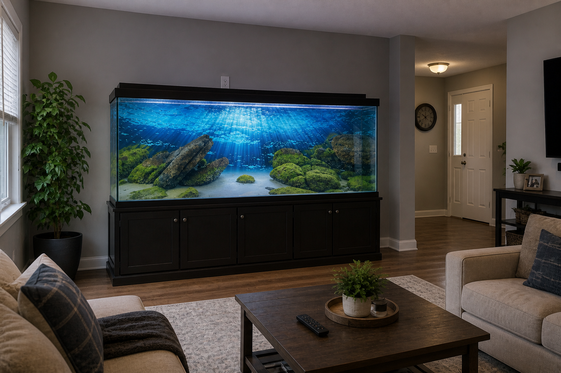 A Premium Aquarium Upgrade in Illinois – Bringing Depth and Light into Your Living Space