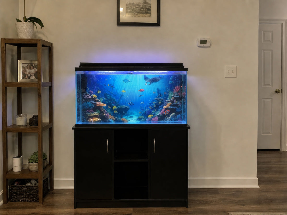 A Simple Home Aquarium Upgrade in Texas – Bringing the Ocean to Life