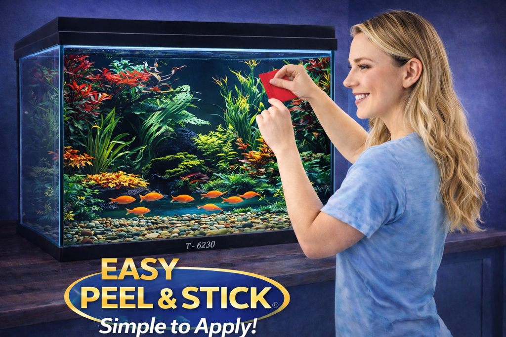 3D Aquarium Background Sticker – HD Natural Aquascape Wallpaper - Aquarium Backround Trung3D