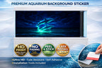Luminous Dolphin Sea Aquarium Poster – Easy Peel & Stick Background - Aquarium Backround Trung3D