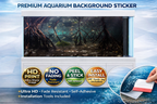 Mystic Mangrove Roots aquarium background decal by Aquarium Backround Trung3D featuring 3D fish tank backdrop peel and stick decal.