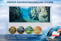 Aquarium Backround Trung3D Ultra HD Canyon decal fish tank wallpaper sticker with realistic canyon and aquatic scenery for fish tanks