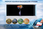 Premium Aquarium Background Sticker – Astronaut Space Galaxy - Aquarium Backround Trung3D