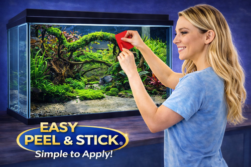 3D Aquarium Background Sticker – HD Bonsai Forest Aquascape Wallpaper - Aquarium Backround Trung3D