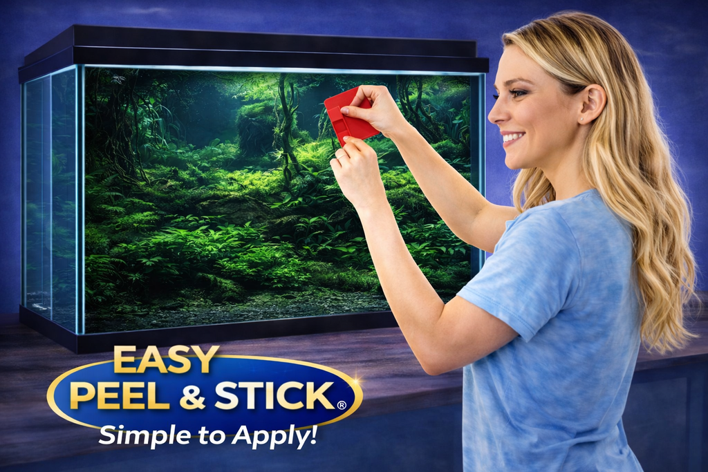 Jungle Forest Aquarium Background – 3D HD Peel & Stick - Aquarium Backround Trung3D