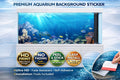 3D ocean coral reef aquarium background decal with sea turtle for fish tanks by Aquarium Backround Trung3D, realistic underwater scene