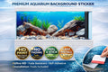 3D Lava Stone aquarium background decal by Aquarium Background Trung3D, showcasing vibrant colors and realistic texture.