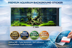 Enchanted Rainforest Aquarium Background – 3D HD Fish Tank Decor - Aquarium Backround Trung3D