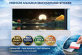 Fish Tank Background Sticker Landscape Moon Peel & Stick Aquarium Decal - Aquarium Backround Trung3D