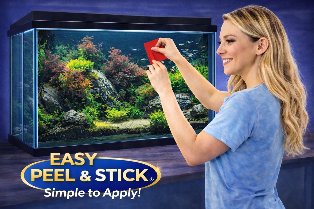 Nature Rock Garden Aquarium Background – 3D HD Fish Tank Decor - Aquarium Backround Trung3D