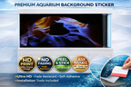 Mystic Canyon Cave aquarium background decal by Aquarium Backround Trung3D, featuring 3D fish tank backdrop with cave scenery.