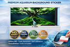 Sacred Tree Waterfall Aquarium Background – 3D HD Fish Tank Decor - Aquarium Backround Trung3D
