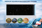 HD galaxy starry sky aquarium background decal by Aquarium Backround Trung3D, features a cosmic starry sky scene for fish tanks.
