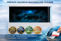 Ultra HD Sunbeam Cave aquarium background decal from Aquarium Backround Trung3D showing vibrant underwater cave scene for fish tanks