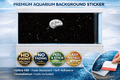 Ultra HD moon and stars galaxy aquarium background decal by Aquarium Background Trung3D, perfect for fish tanks and aquariums.