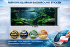 3D Aquarium Background Sticker – HD Moss Forest Aquascape Wallpaper - Aquarium Backround Trung3D