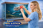 Underwater Cat Aquarium Background Sticker – Peel & Stick Fish Tank Backdrop - Aquarium Backround Trung3D