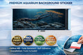 Ultra HD Bonsai Cliff aquascape aquarium background sticker for fish tanks, featuring a vibrant and detailed natural design.