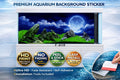Ultra HD self-adhesive Moonlight Fantasy landscape aquarium background decal for fish tanks by Aquarium Background Trung3D.