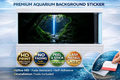 3D waterfall cave aquarium background decal by Aquarium Backround Trung3D, featuring realistic underwater cave and waterfall scene for fish tanks