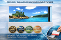Ultra HD Tropical Island Aquarium Background Decal by Aquarium Backround Trung3D showing vibrant ocean paradise scene for fish tanks