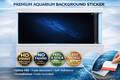Milky Way Galaxy aquarium background decal by Aquarium Backround Trung3D featuring a vibrant, high-definition space scene for fish tanks.