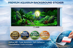 3D Aquarium Background Sticker – HD Mountain River Aquascape Wallpaper - Aquarium Backround Trung3D