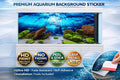 Green moss rock aquarium background decal by Aquarium Backround Trung3D, featuring realistic moss rock design for fish tanks.