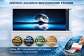 Ultra HD Moonlight Lake aquarium background decal by Aquarium Backround Trung3D showing a serene lake scene for fish tanks