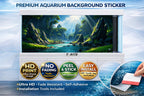 3D Aquarium Background Sticker – HD Driftwood Moss Aquascape Wallpaper - Aquarium Backround Trung3D