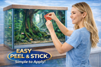 Ancient Jungle Forest 3D Aquarium Background Sticker - Aquarium Backround Trung3D