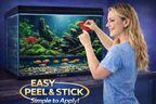 3D Aquarium Background Sticker – HD Driftwood Moss Aquascape Wallpaper - Aquarium Backround Trung3D