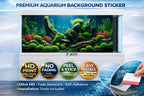 3D Aquarium Background Sticker – HD Driftwood Moss Aquascape Wallpaper - Aquarium Backround Trung3D