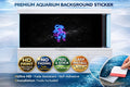 Premium Neon Astronaut Aquarium Background Sticker – Galaxy Space - Aquarium Backround Trung3D