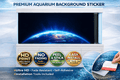 4K Earth horizon aquarium background decal by Aquarium Backround Trung3D showing a realistic Earth view for fish tanks.