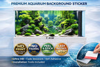 3D Aquarium Background Sticker – HD Forest Stream Aquascape Wallpaper - Aquarium Backround Trung3D