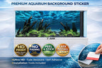 3D Aquarium Background Sticker – HD Underwater Driftwood Aquascape Wallpaper - Aquarium Backround Trung3D