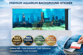 Ancient Atlantis Aquarium Background decal featuring underwater ruins and fish tank backdrop wallpaper from Aquarium Background Trung3D.