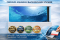 Blue Ocean Surface Aquarium Background Sticker – Deep Water Fish Tank Backdrop Wallpaper Decor