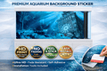 Sunken Big Ben Aquarium Background Sticker – Underwater Ruins Ocean Fish Tank Backdrop Decor