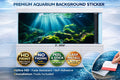 Ultra HD 3D Underwater Aquarium Background – Dramatic Light Rays Deep Blue Fish Tank Sticker - Aquarium Backround Trung3D