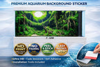 3D Forest Stream Aquarium Background – Premium HD Fish Tank Sticker, Easy Install - Aquarium Backround Trung3D