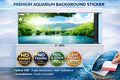 Premium Aquascape Aquarium Background Sticker – Ultra HD 3D Green Plant Fish Tank Backdrop - Aquarium Backround Trung3D