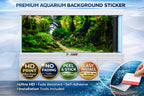 3D Deep Forest Aquarium Background – HD Fish Tank Decal - Aquarium Backround Trung3D