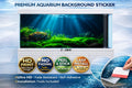 Premium Deep Blue Aquarium Background Sticker – Ultra HD 3D Underwater Light Fish Tank Backdrop - Aquarium Backround Trung3D