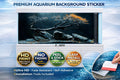 3D Bonsai Aquascape Aquarium Background – Minimal Rock & Tree Fish Tank Sticker - Aquarium Backround Trung3D