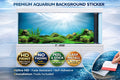 Premium Open Water Aquarium Background Sticker – Ultra HD 3D Sunlight Blue Fish Tank Backdrop - Aquarium Backround Trung3D